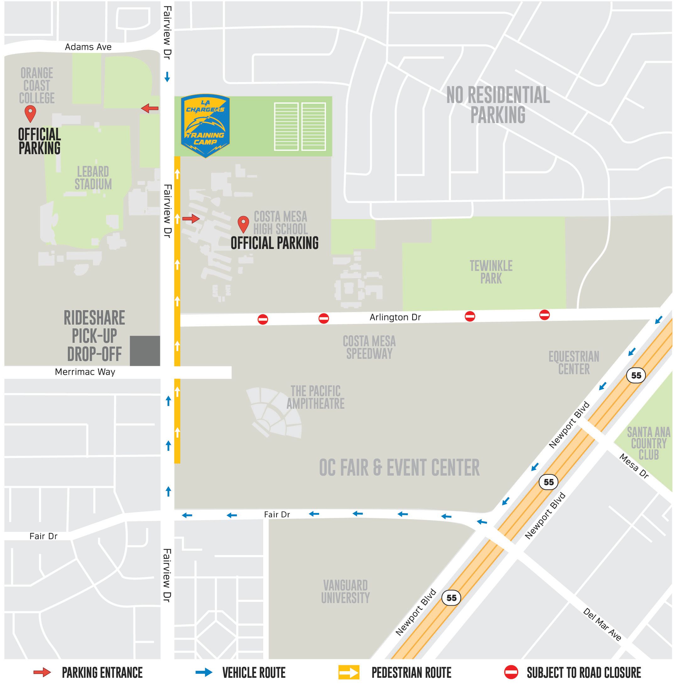 Map & Directions  Orange Coast College