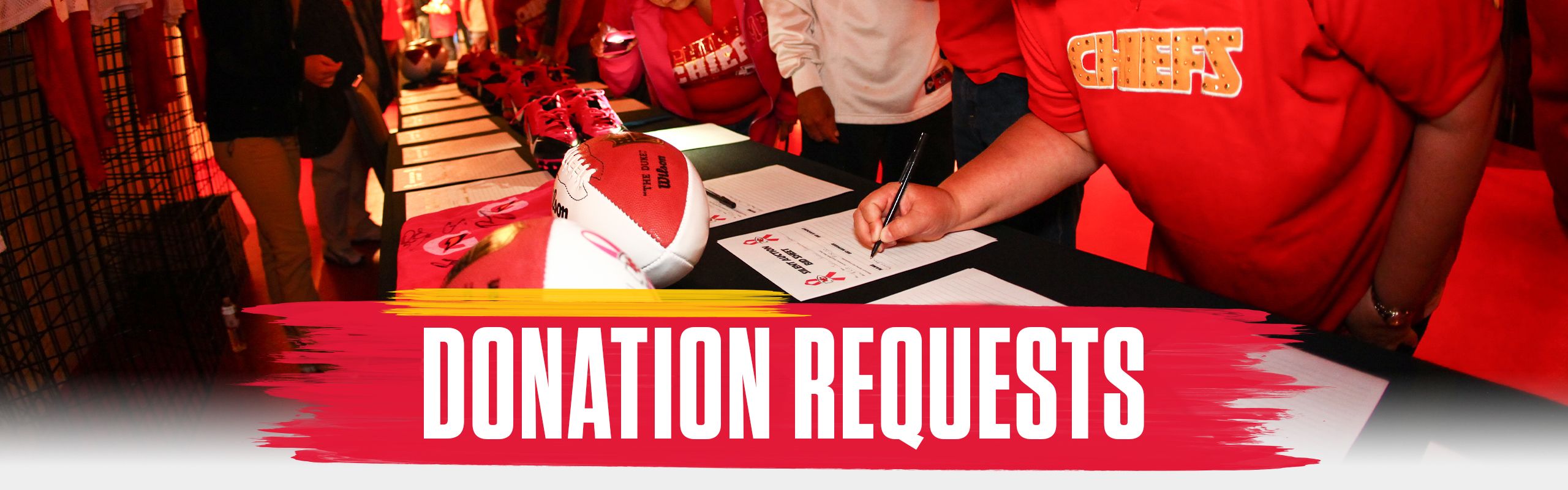 Donation Request Policy  Kansas City Chiefs 