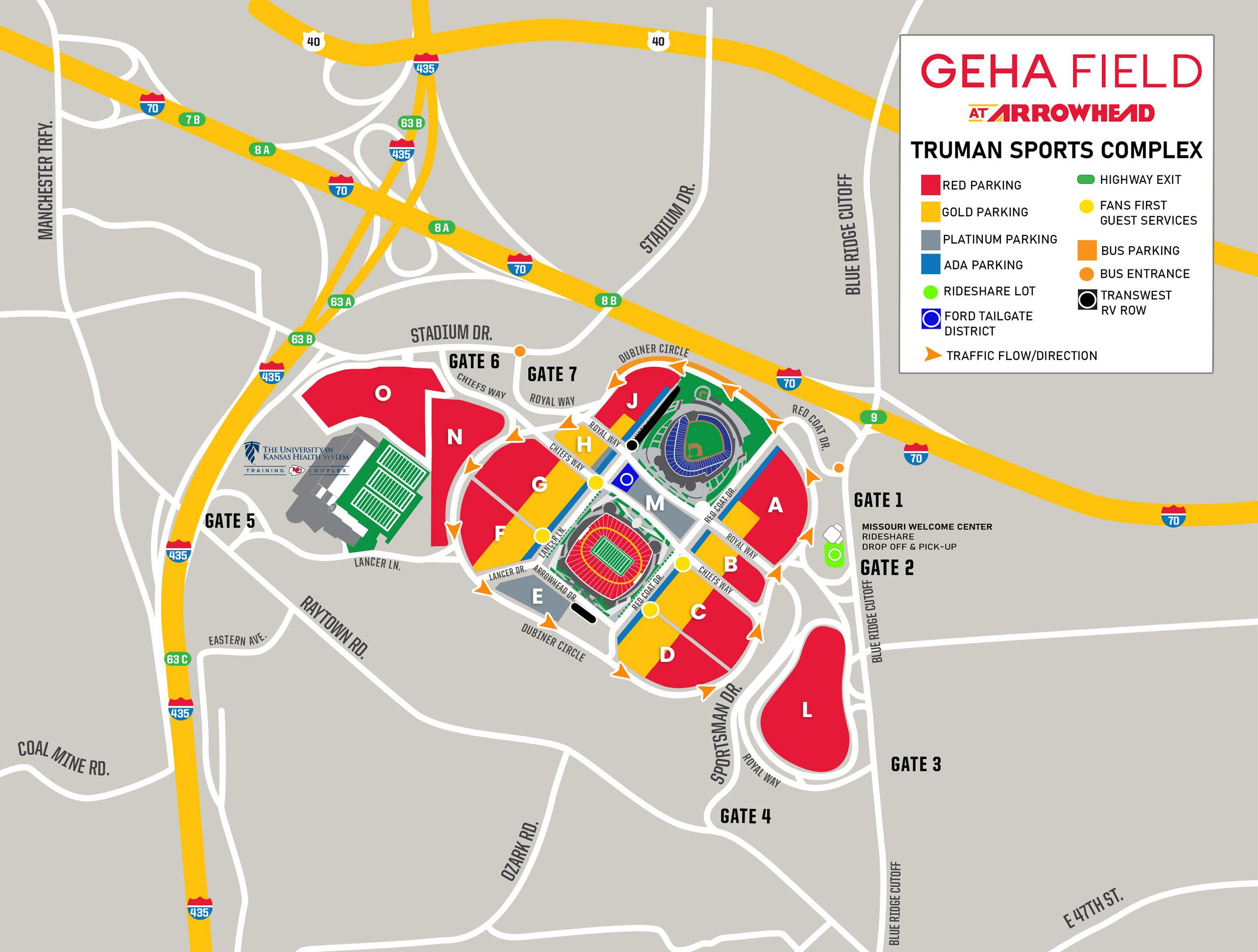 Arrowhead Stadium Seating Chart 