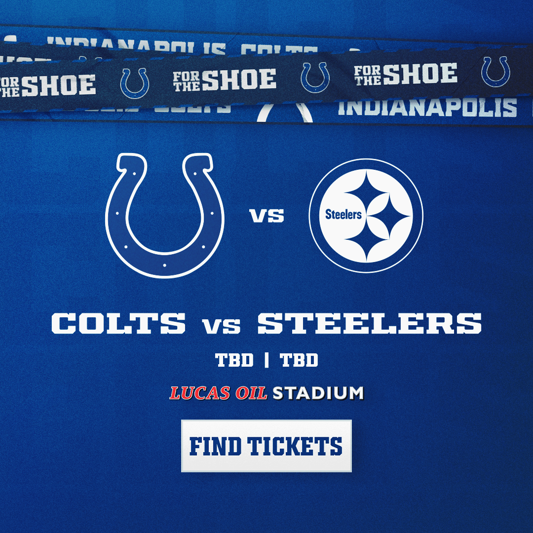Colts vs Steelers tickets