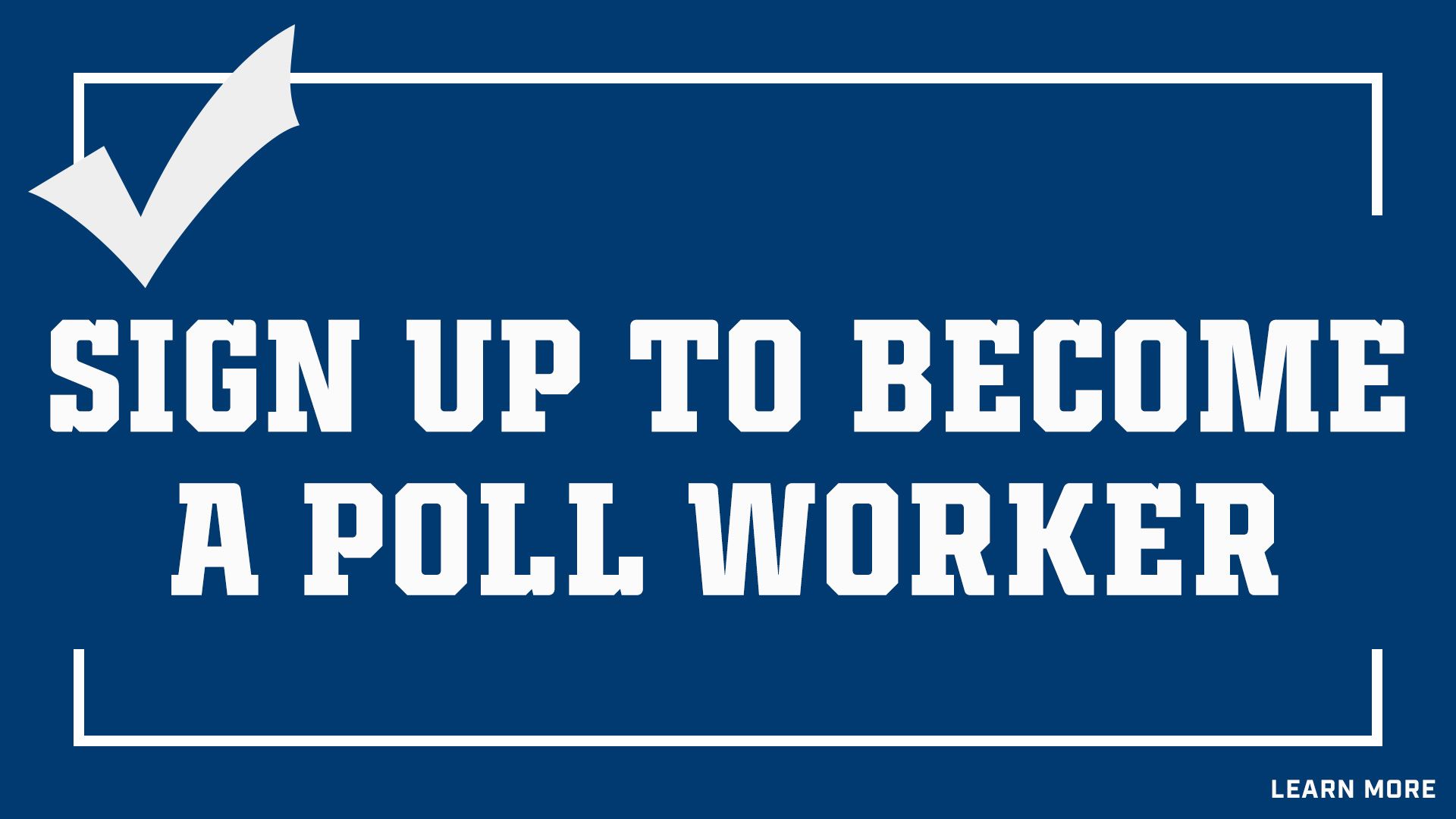 Indianapolis Colts For The Future: Sign Up To Become A Poll Worker. Learn More.
