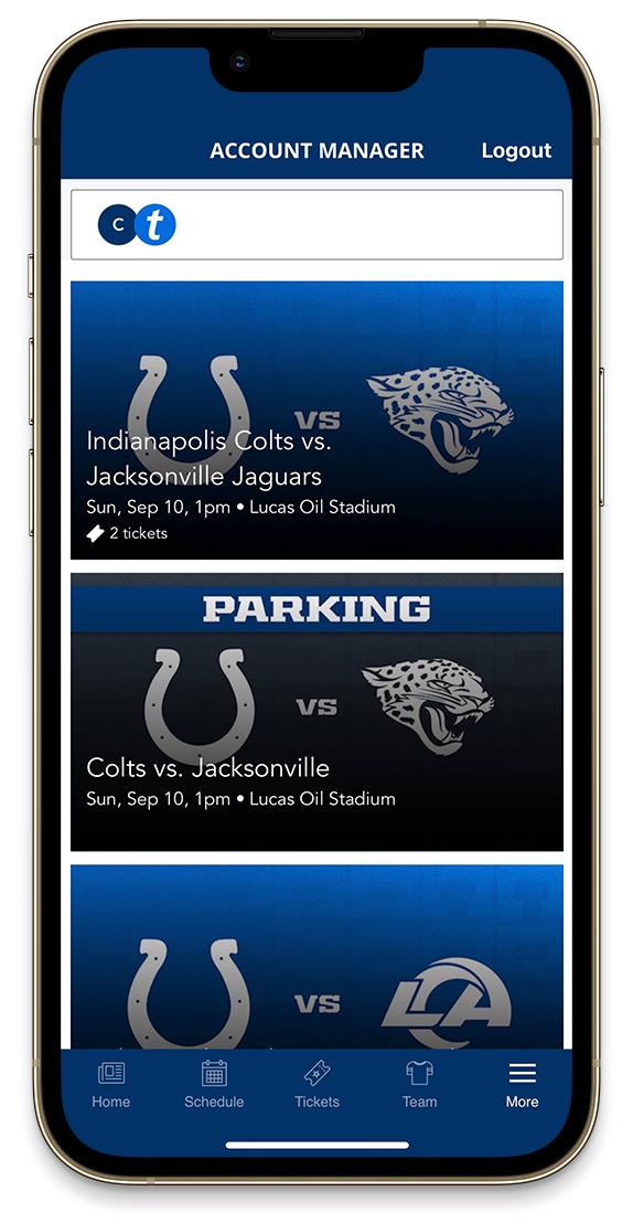 Colts Mobile Ticketing