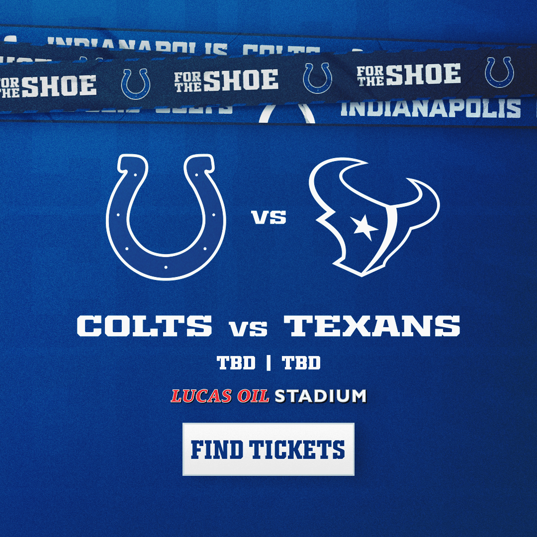 Colts vs Texans tickets
