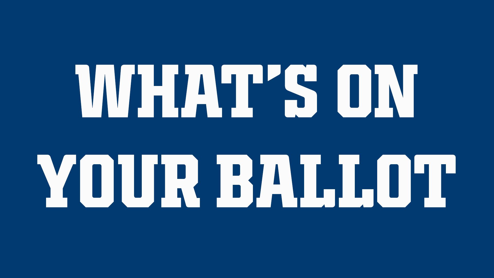 Indianapolis Colts For The Future: What's On Your Ballot