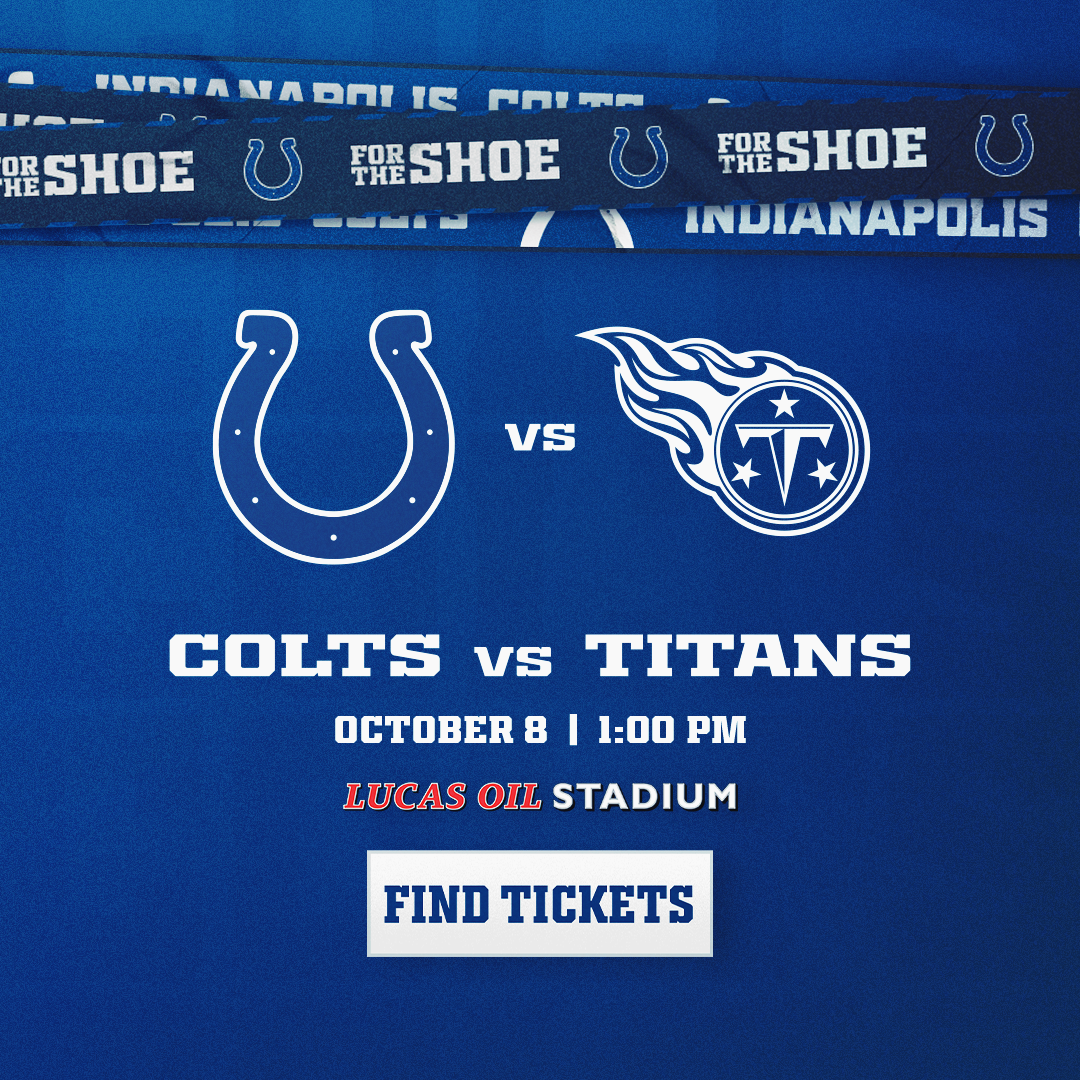 Colts vs Titans tickets