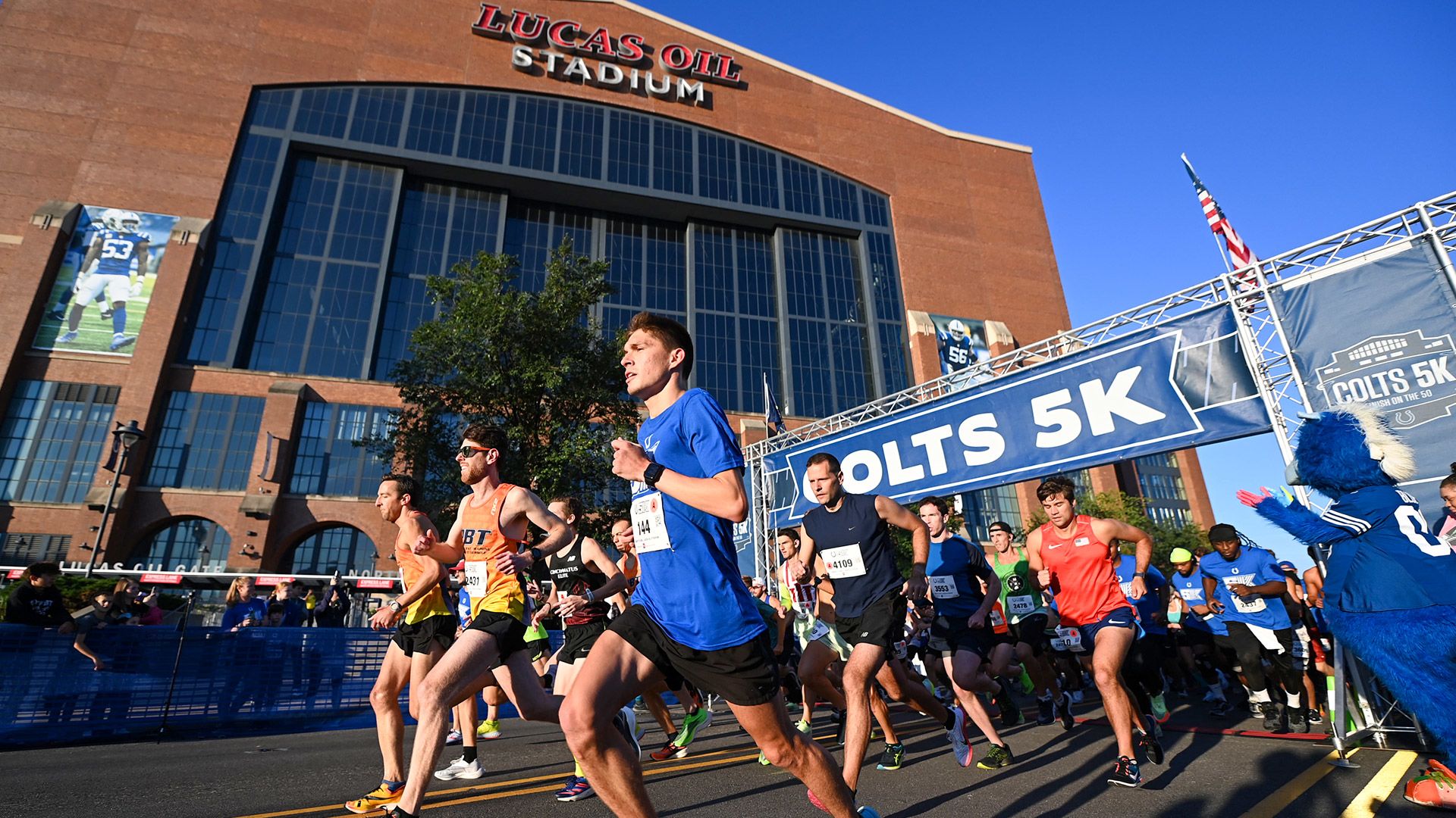 Colts 5K in Indianapolis at Lucas Oil Stadium