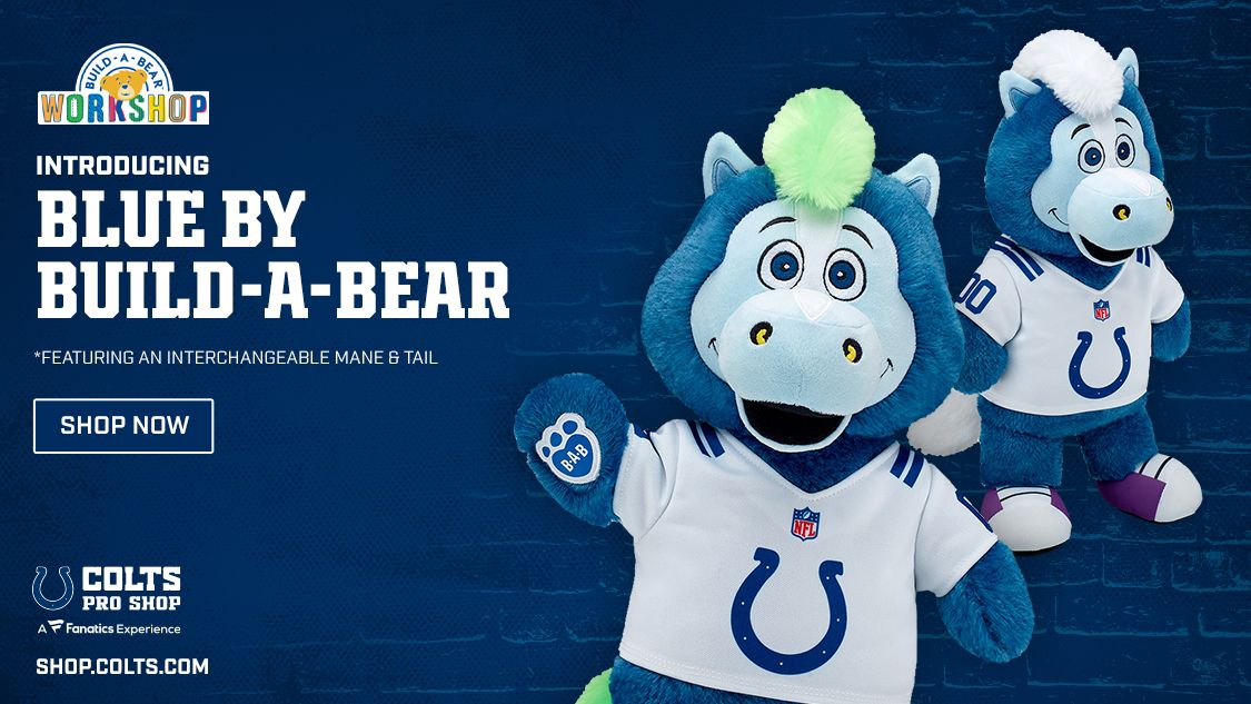 Blue Indianapolis Colts Mascot