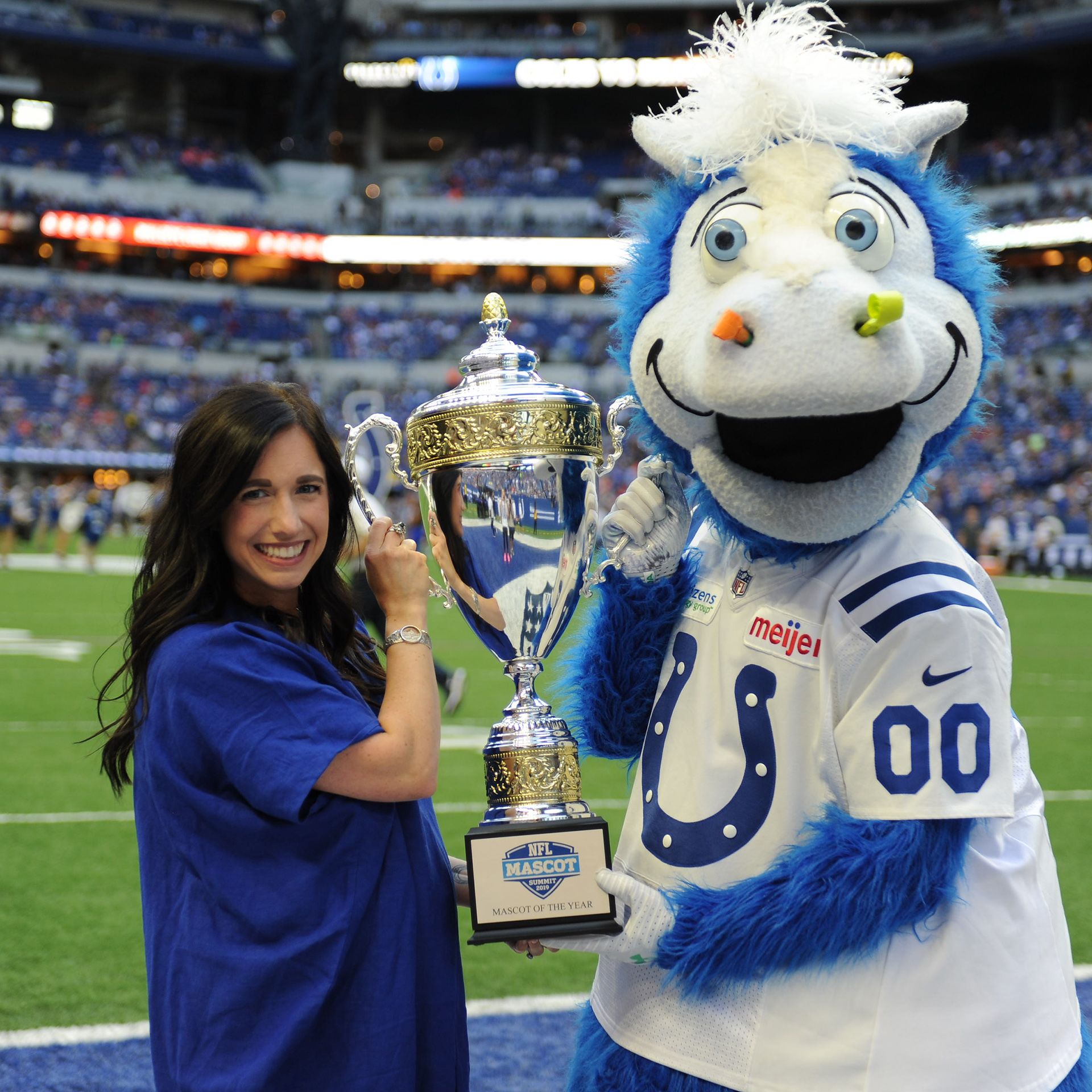 Indianapolis Colts Blue Mascot