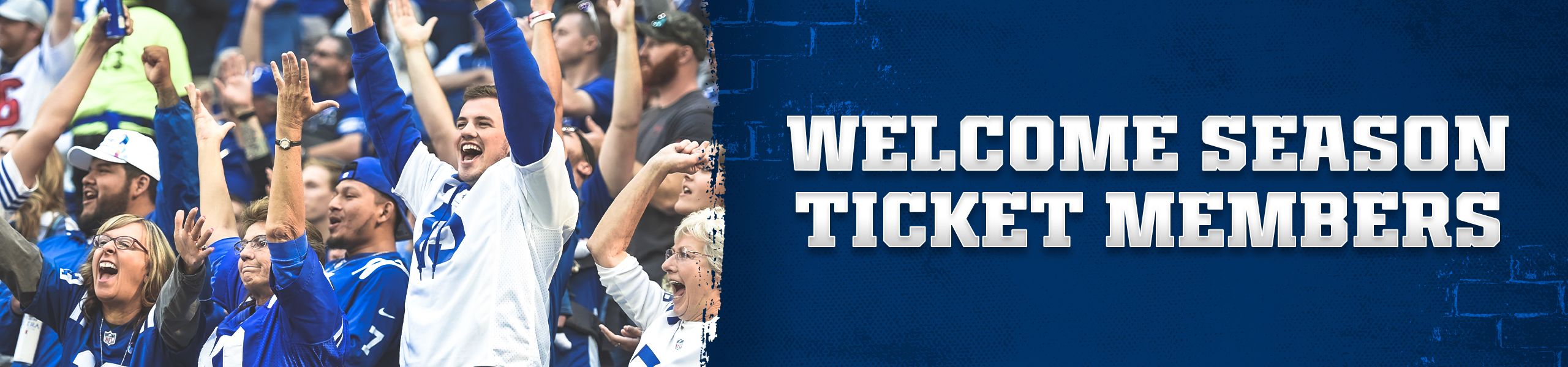 Welcome Season Ticket Members