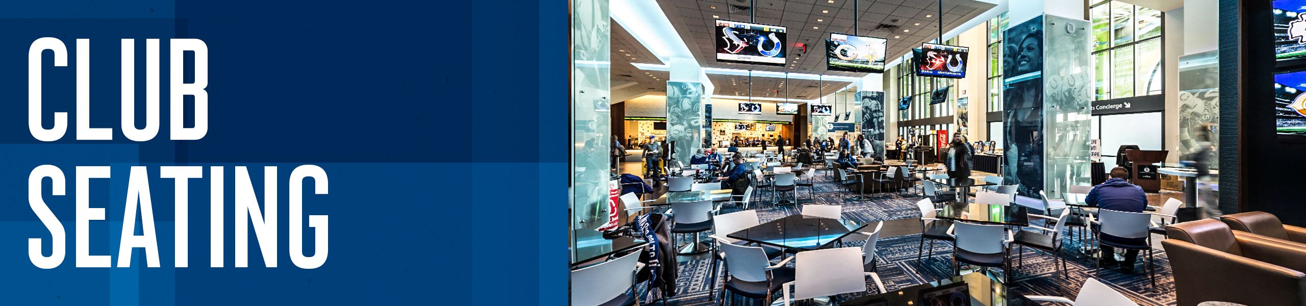 Colts Club Seating Landing Page