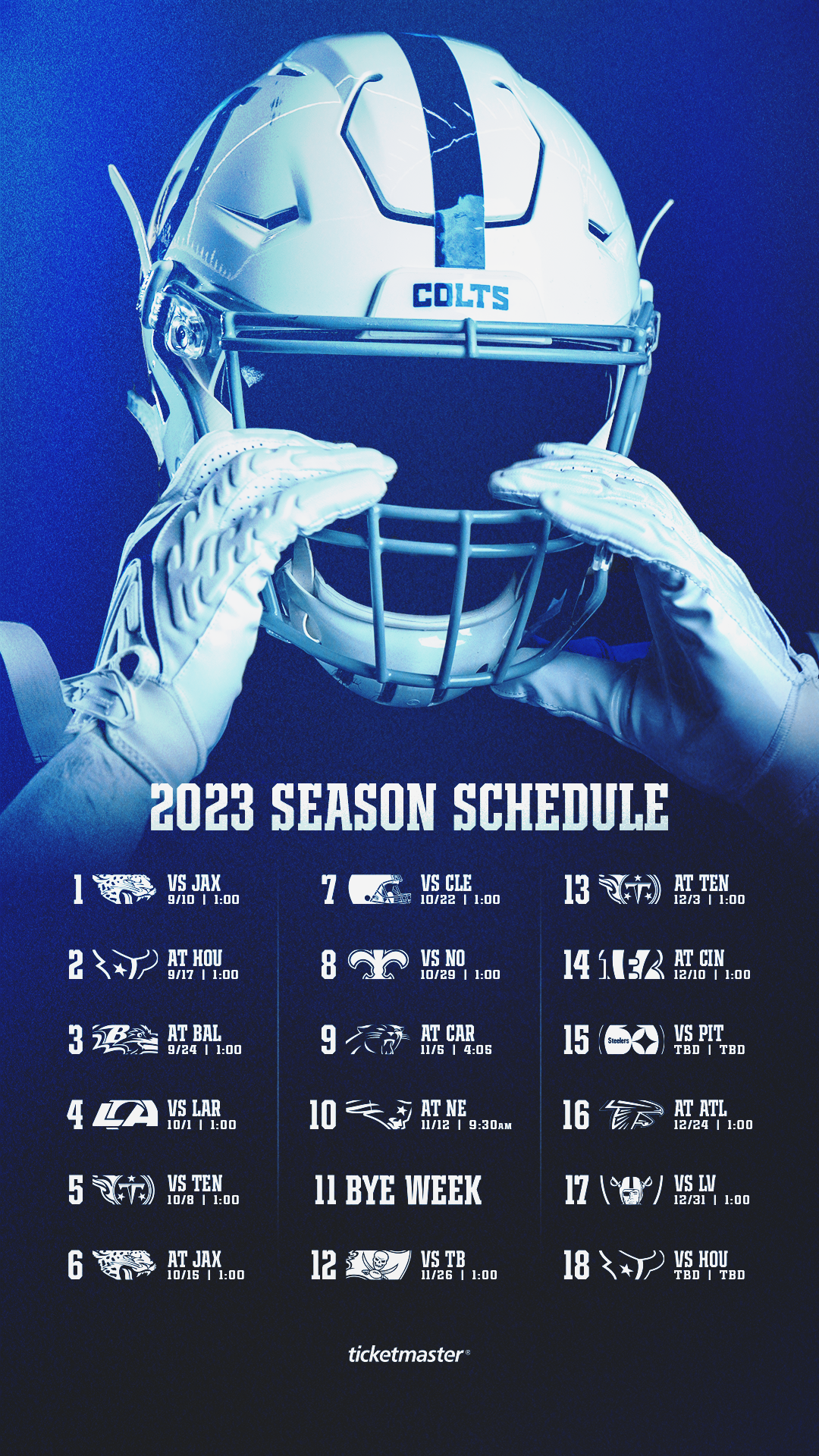 2021 Buffalo Bills schedule: Downloadable wallpaper