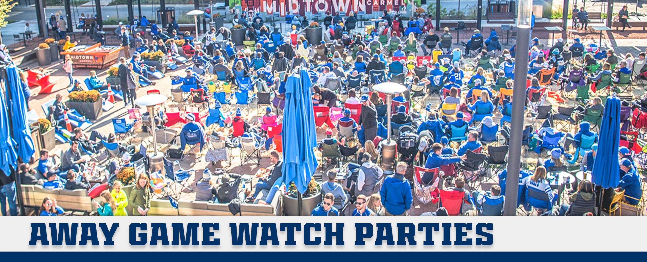 Indianapolis Colts hosting game watch parties in Indianapolis & Carmel