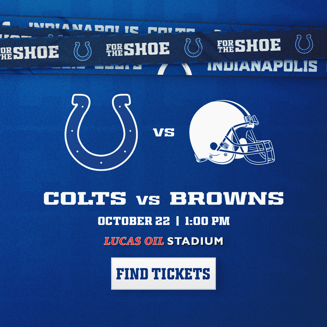 Colts vs Browns tickets