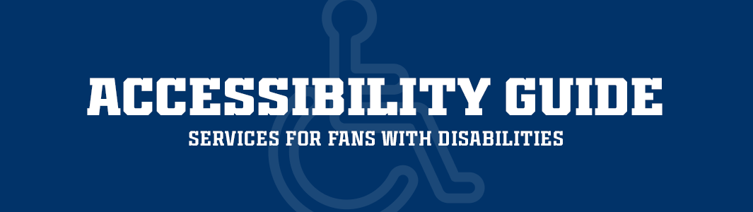 Accessibility guide. Services for fans with disabilities