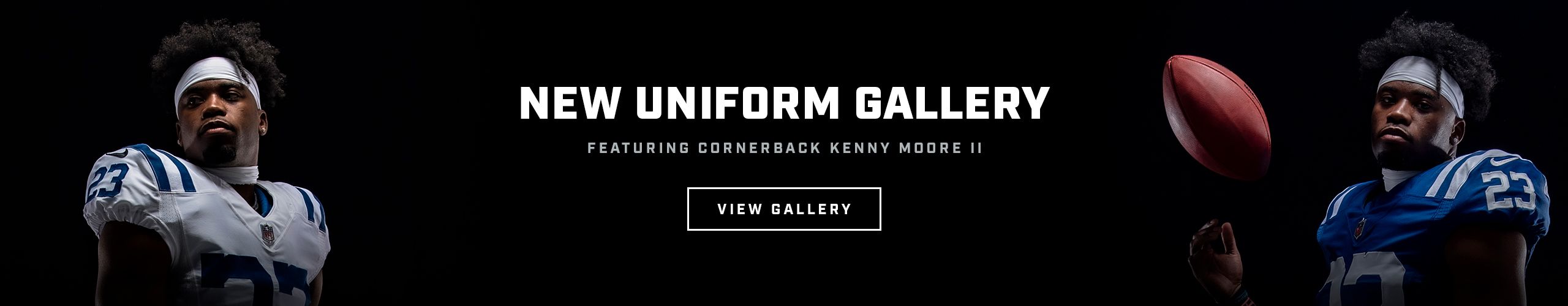 Click to view a gallery of the new uniform, featuring Kenny Moore II
