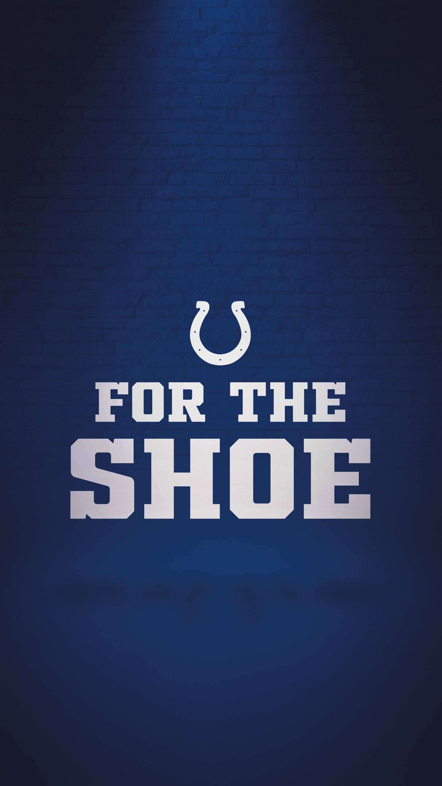 Colts, black and blue, logo, HD phone wallpaper