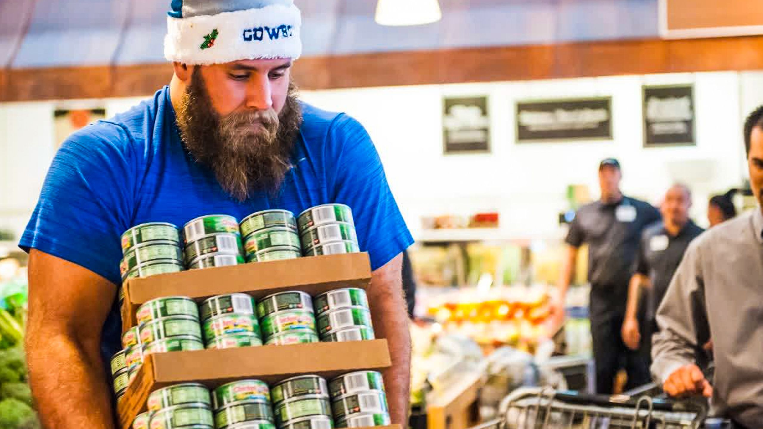 Travis Frederick's Blocking Out Hunger Foundation