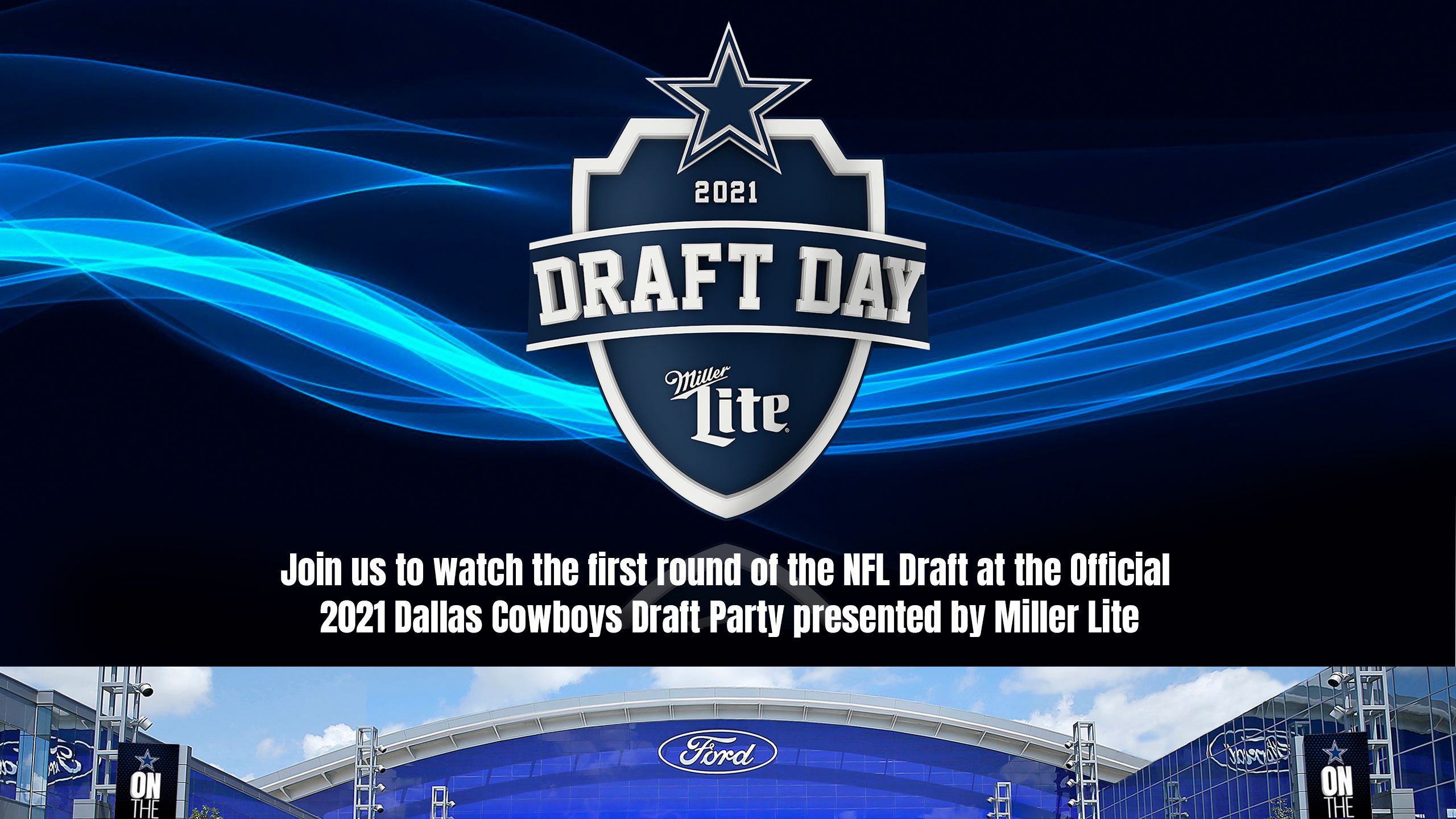 The Star In Frisco on Instagram: Mark Your Calendars for the 2023 Dallas  Cowboys Draft Day Party presented by @MillerLite! This year's event will be  held on Thursday, April 27 at 6:30