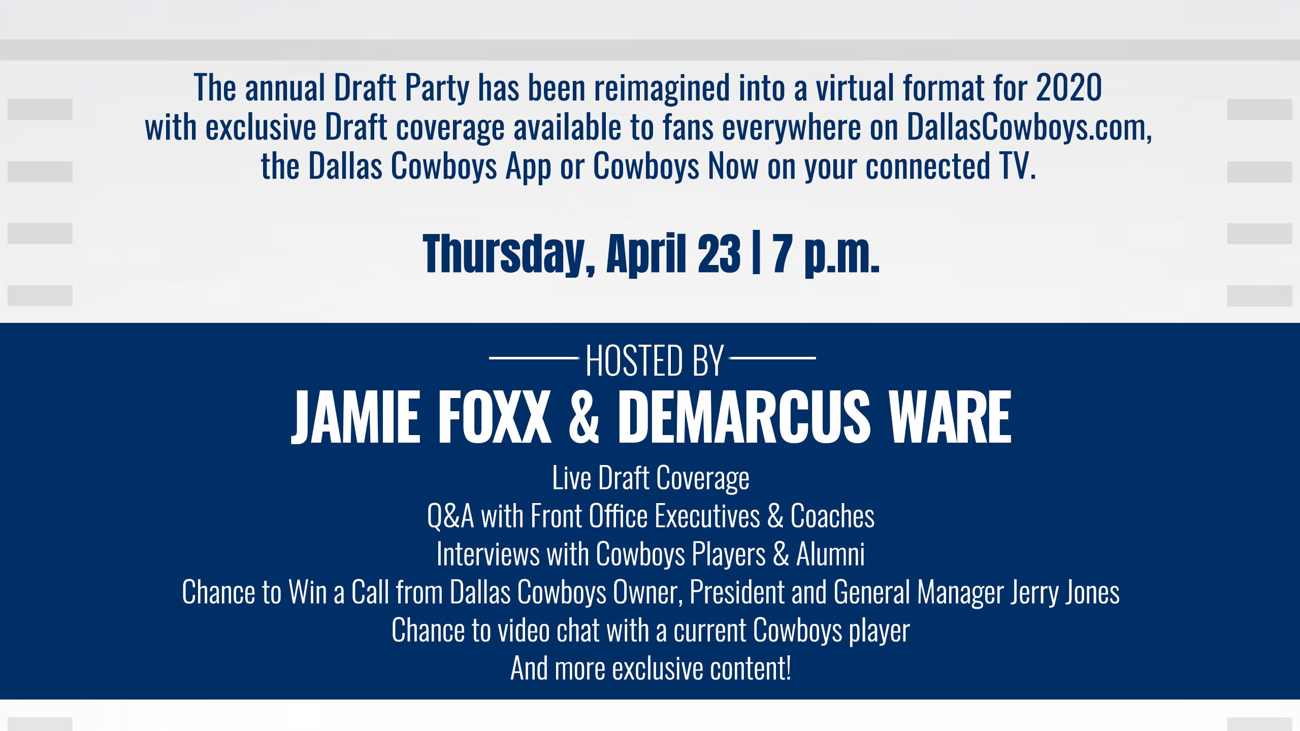 dallas cowboys live draft coverage