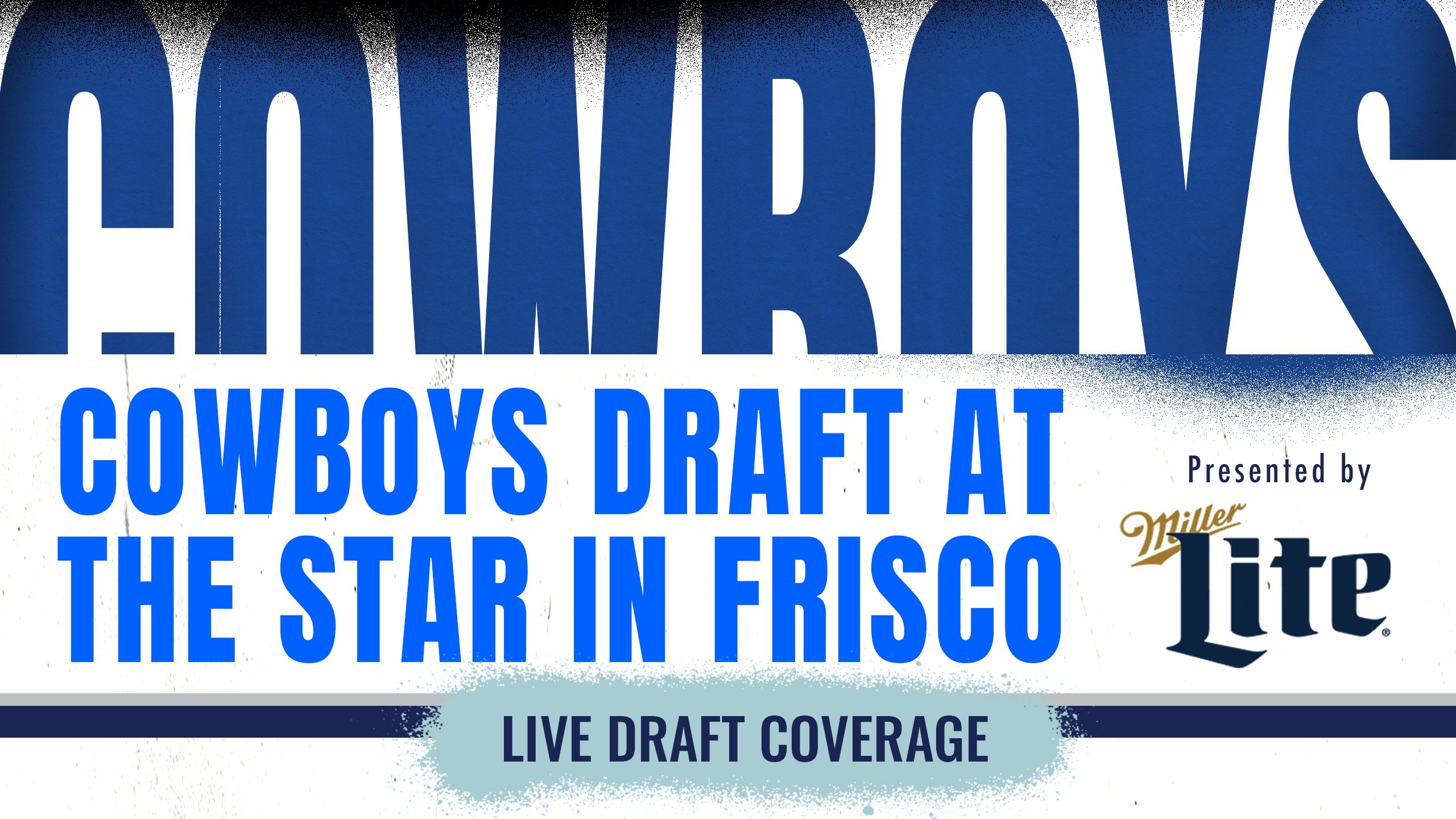 Dallas Cowboys on Twitter: Come witness the next ⭐️ join our team! Join us  for our 2023 #DallasCowboys Draft Weekend presented by @MillerLite. ⭐️  4/27: #CowboysDraft Party ⭐️ 4/28: Draft Night Out