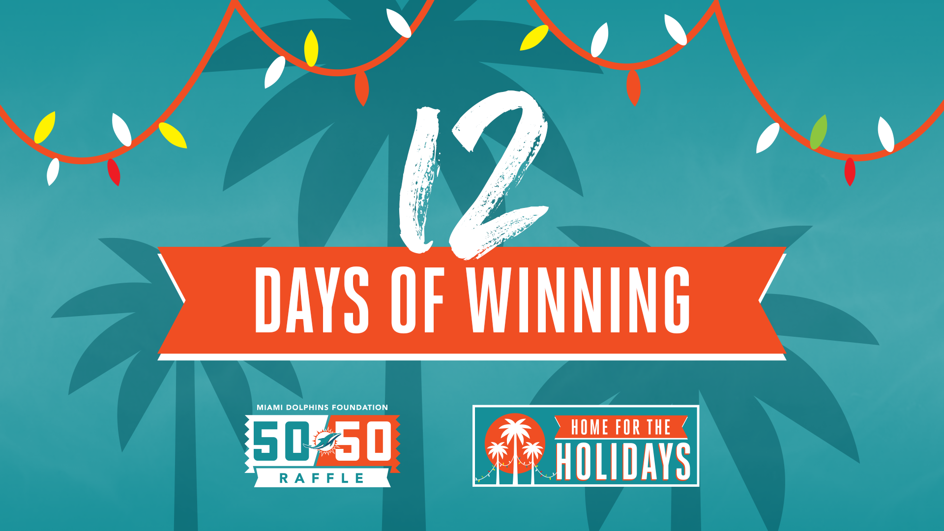 Dolphins 50/50 Raffle - 12 Days of Winning