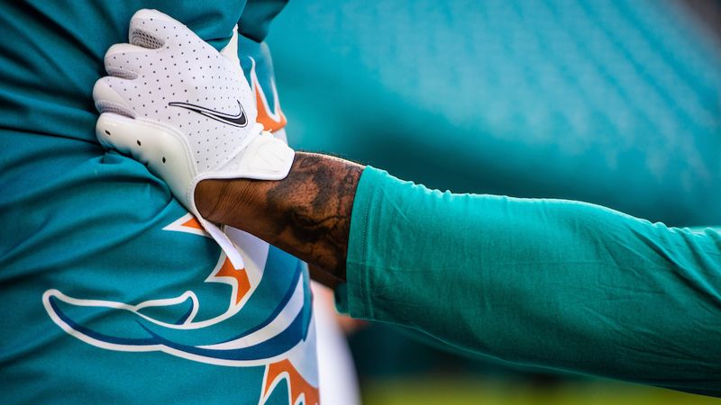 Photo of Dolphins Player During Practice
