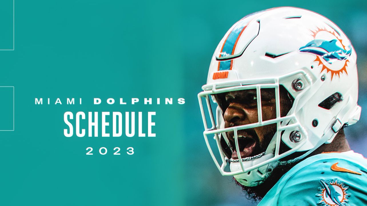 2023-2024 Miami Dolphins Wallpaper Schedule