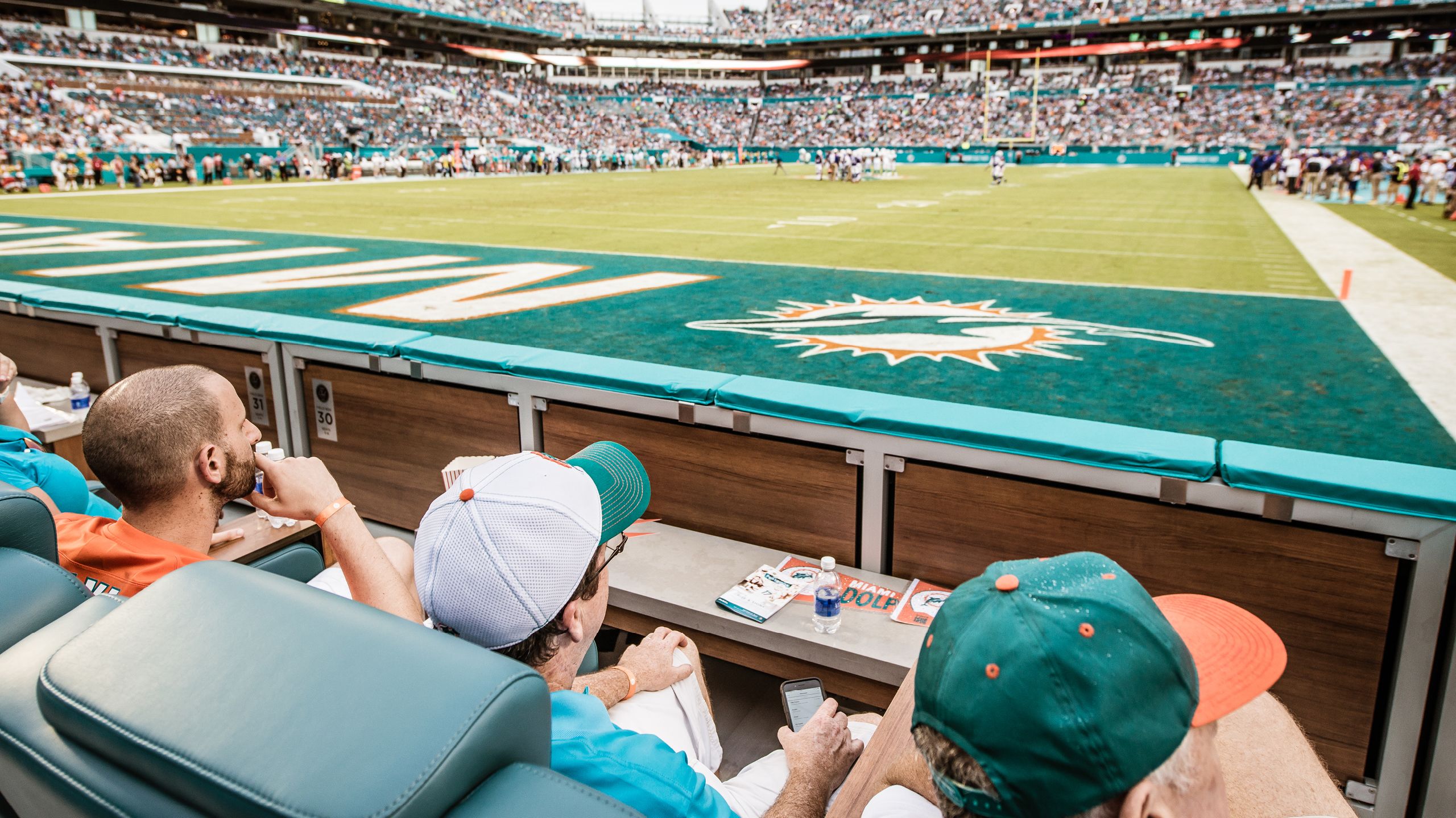 Miami Dolphins' stadium  Exclusive seats for boxes and VIP zones by  Figueras