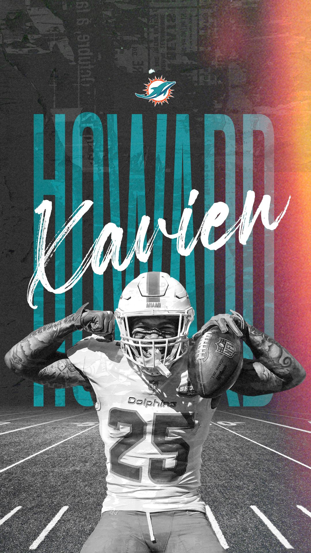 Xavien Howard wallpaper that i made! : r/miamidolphins