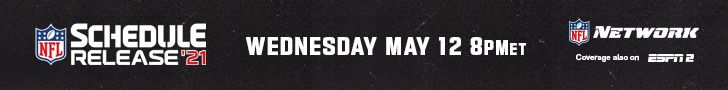 Schedule Release '21 on NFLN and ESPN2 - Wednesday, May 12 at 8pm ET