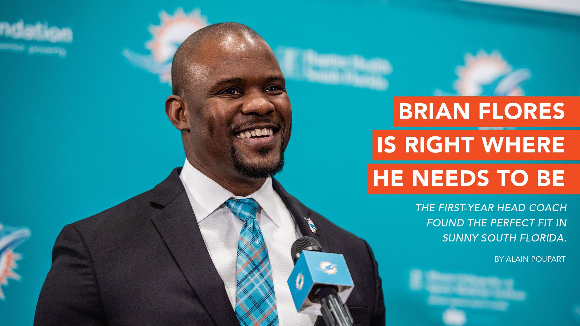 Miami Dolphins | Brian Flores Is Right Where He Needs To Be 
