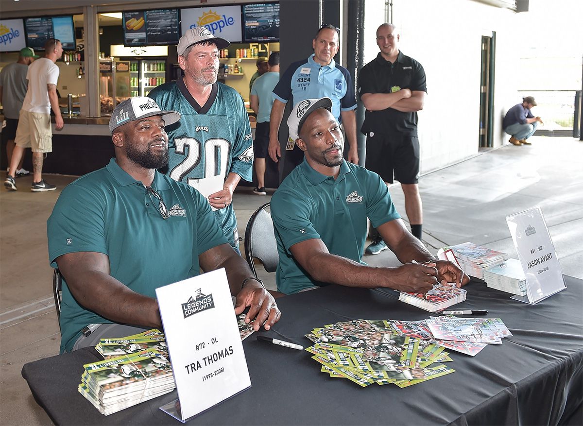 108th Wing Airmen attend Philadelphia Eagles Training Camp