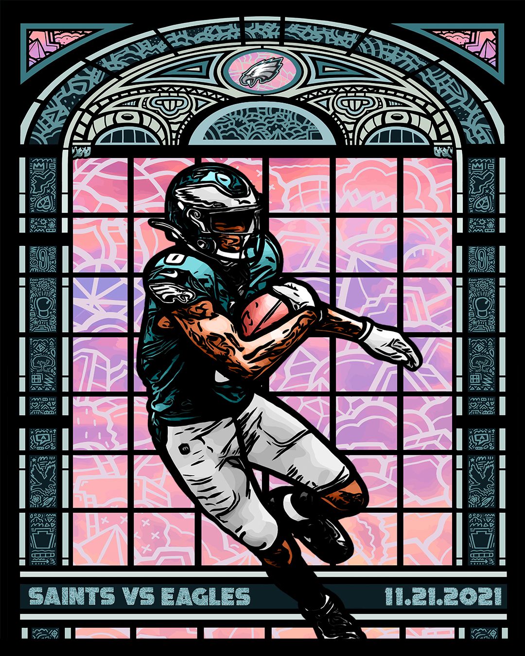 Philadelphia Eagles Game Day Poster on Behance