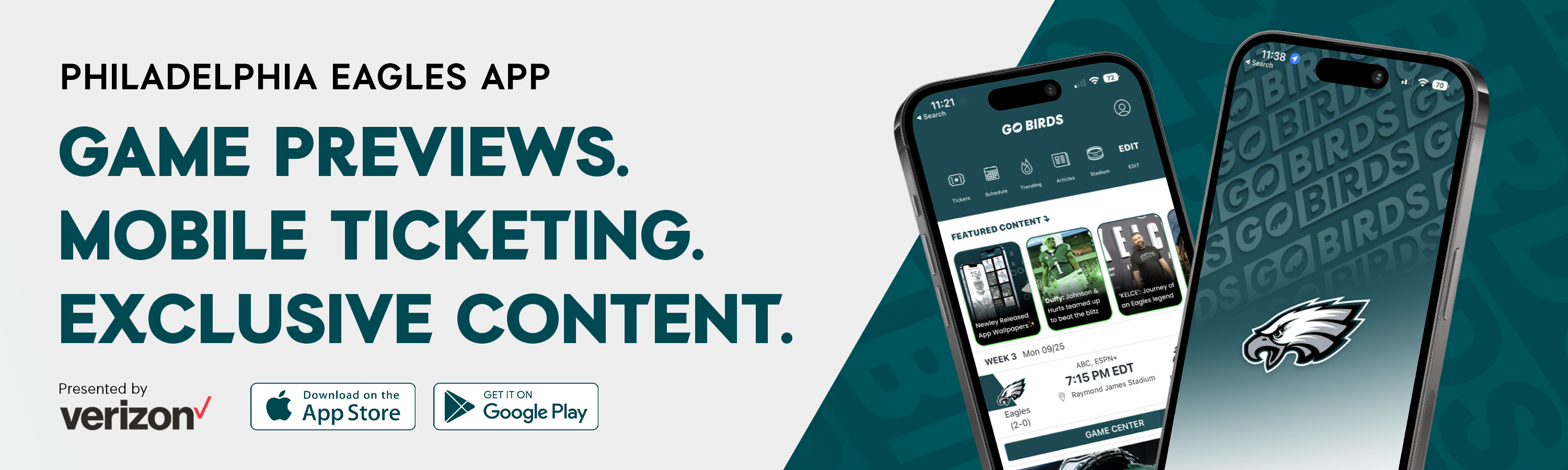 Philadelphia Eagles Official Mobile App presented by Verizon