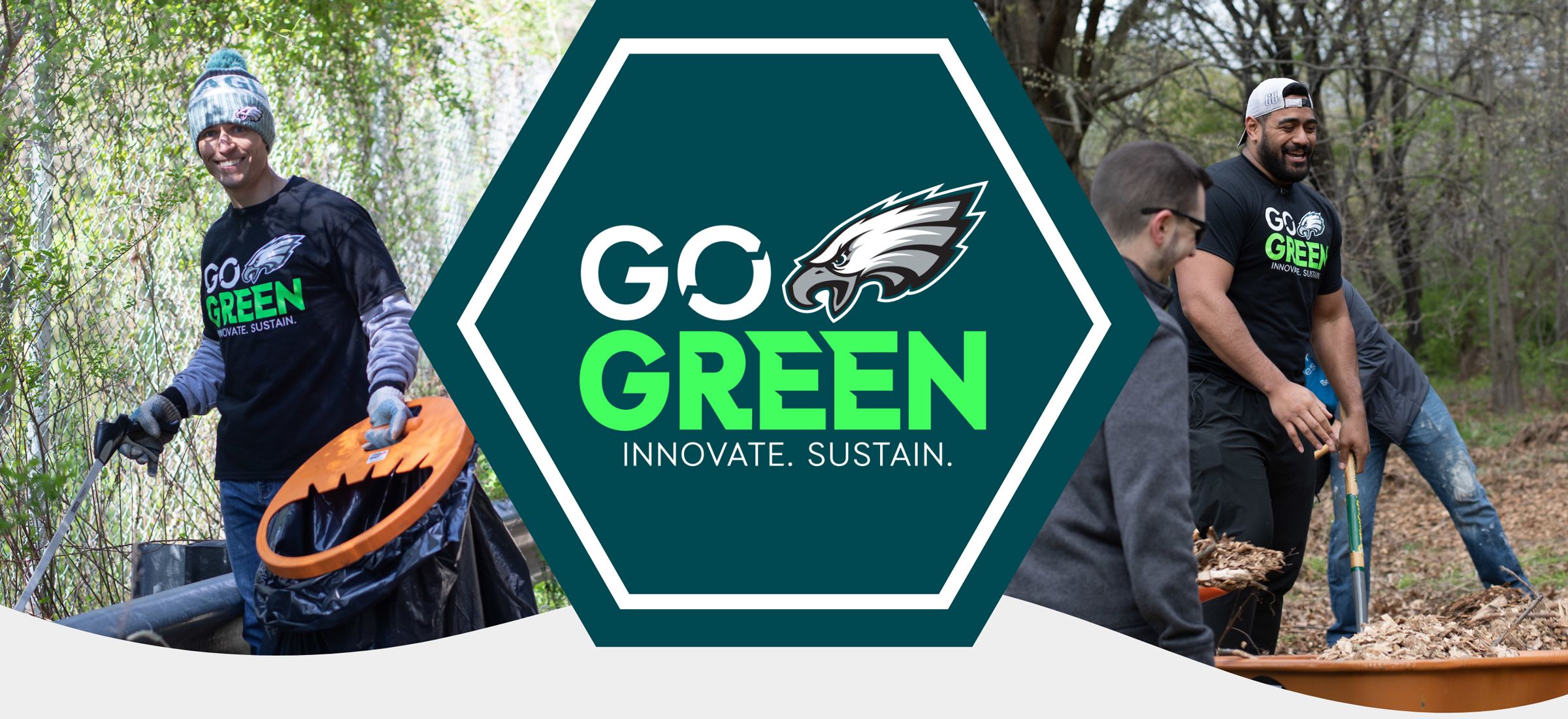 Philadelphia Eagles Go Green