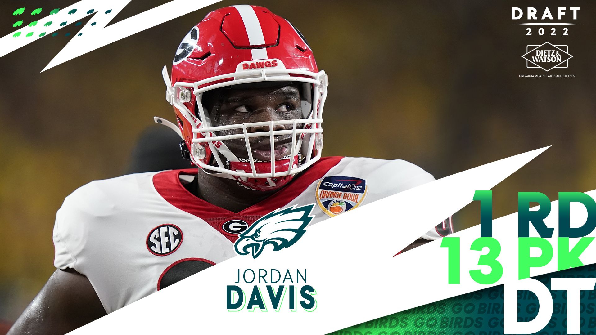 Jordan Davis 13 Pick 1920 042922