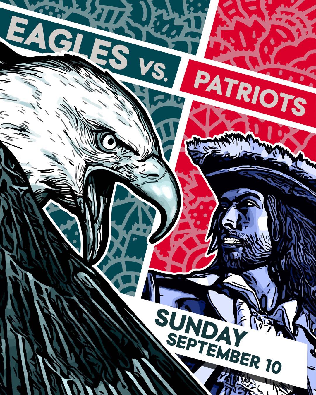 Philadelphia Eagles Gameday Poster Series 2021