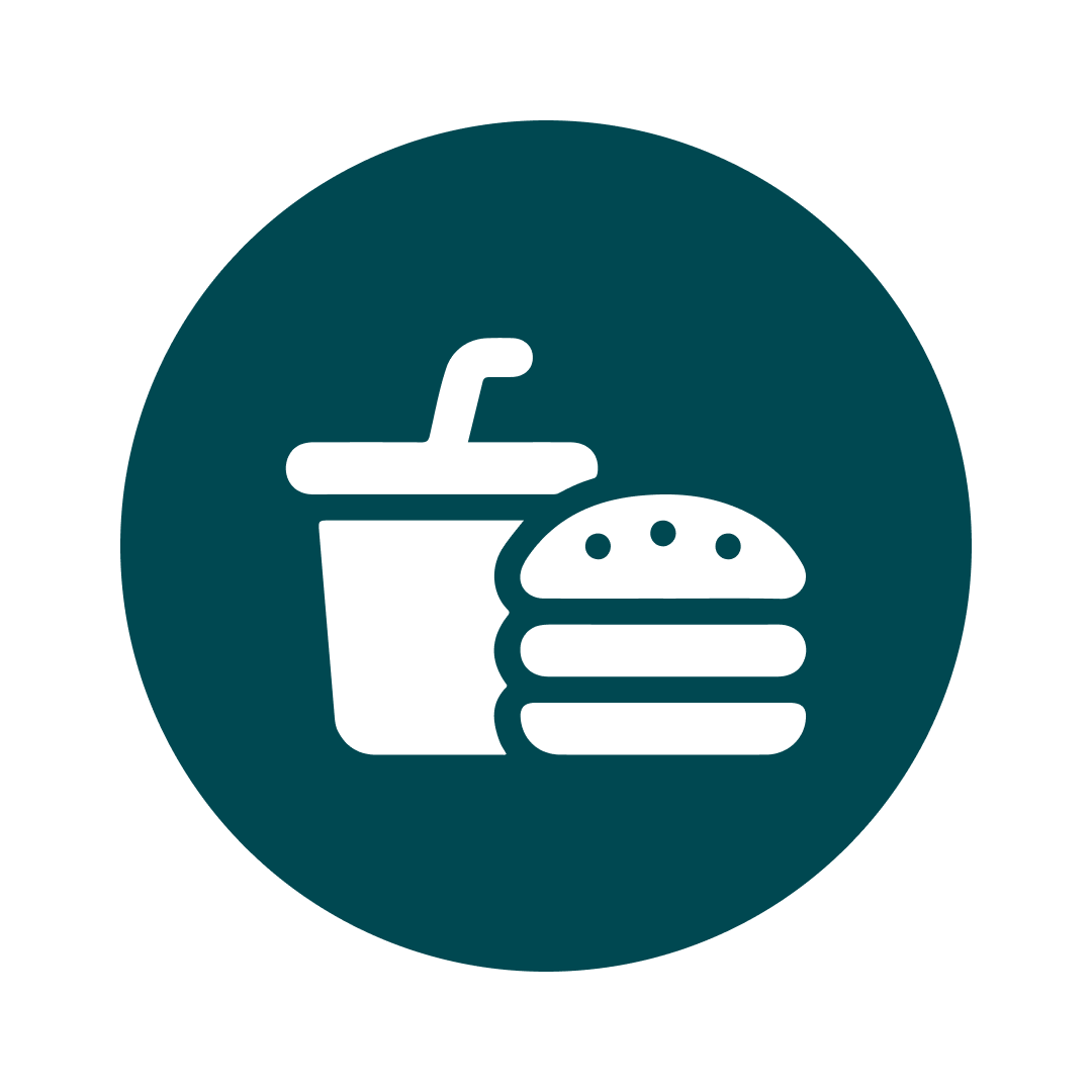 In-suite food and beverage packages available through Aramark