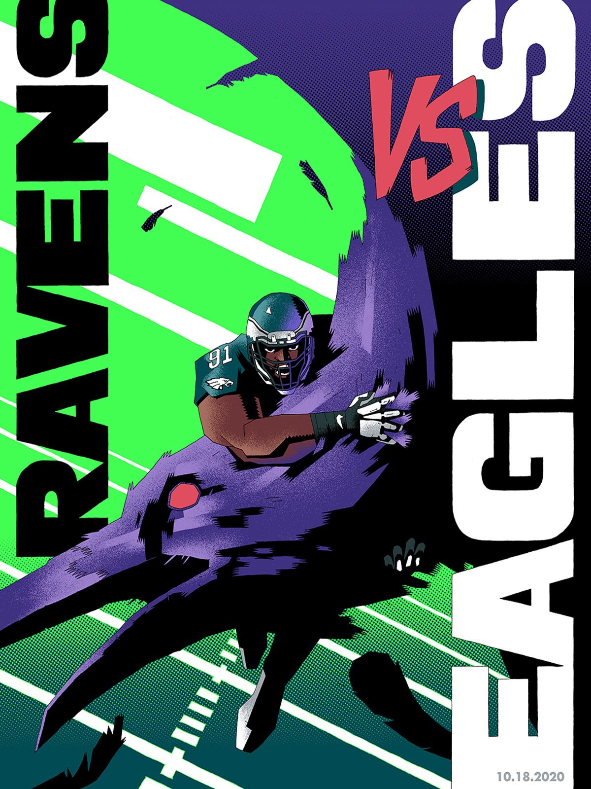 Philadelphia Eagles Gameday Poster Series 2020