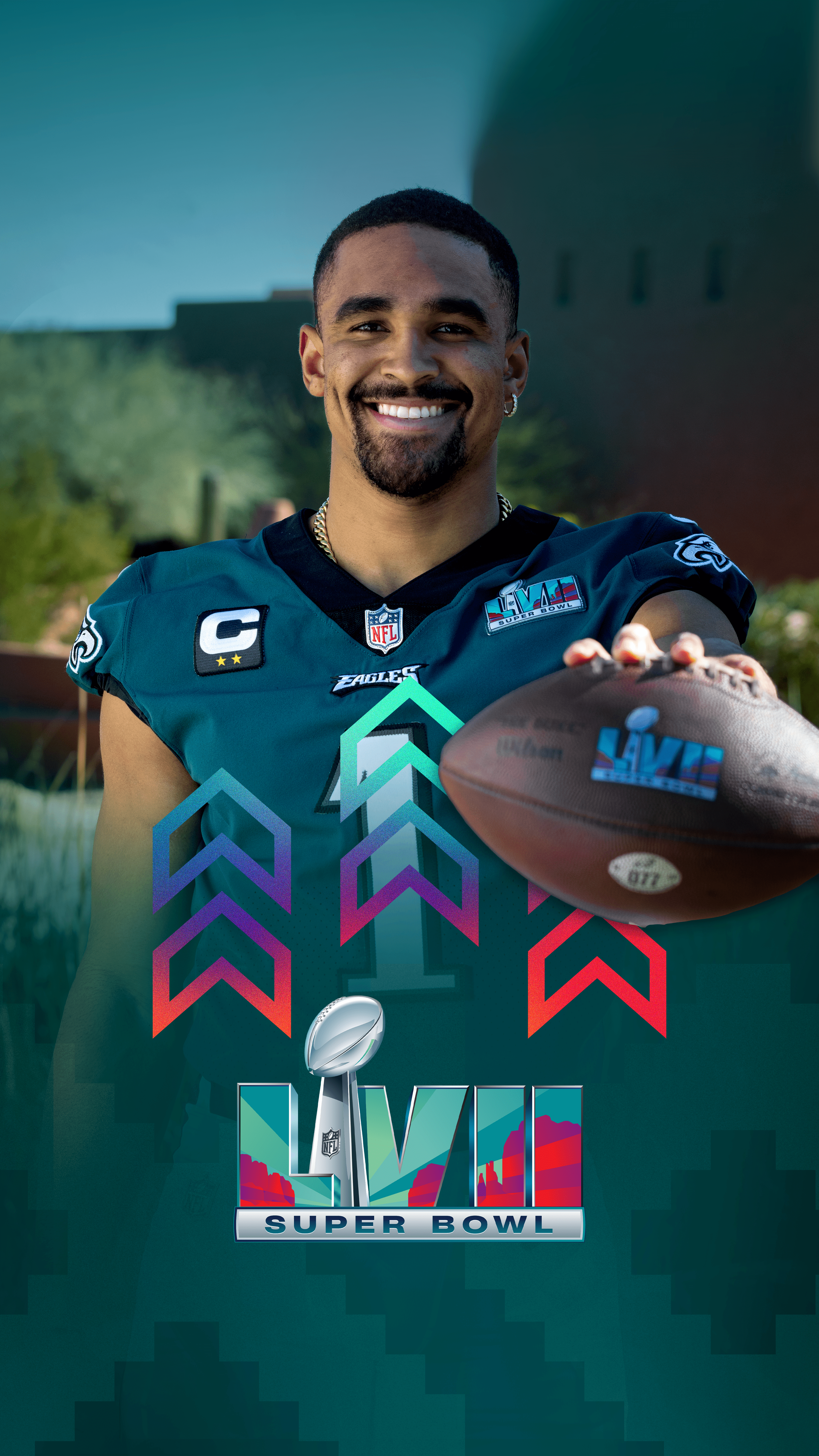 Download Show your Philadelphia Eagles pride with this smartphone wallpaper  Wallpaper