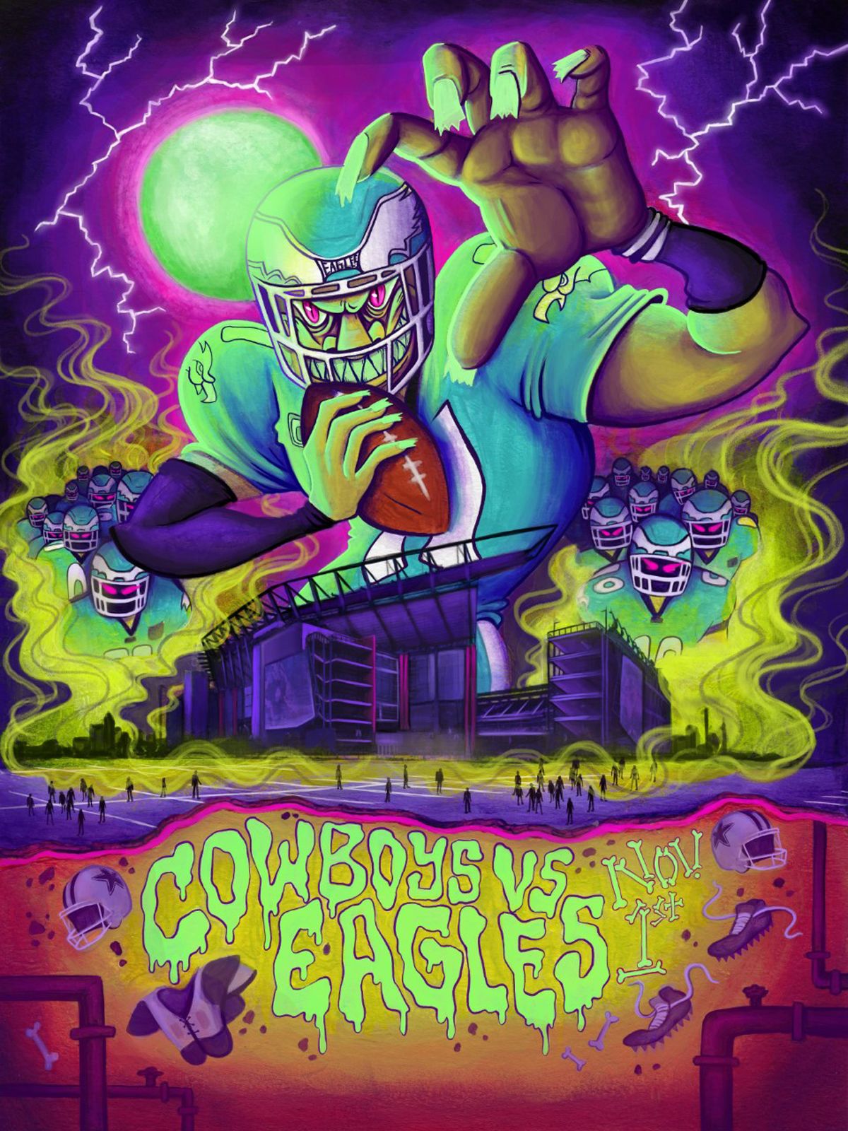 Philadelphia Eagles Game Day Poster on Behance