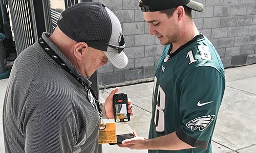 Philadelphia Eagles - Meet Michael Popelak, our #DALvsPHI Season Ticket  Member of the Game! Ticketmaster, #FlyEaglesFly