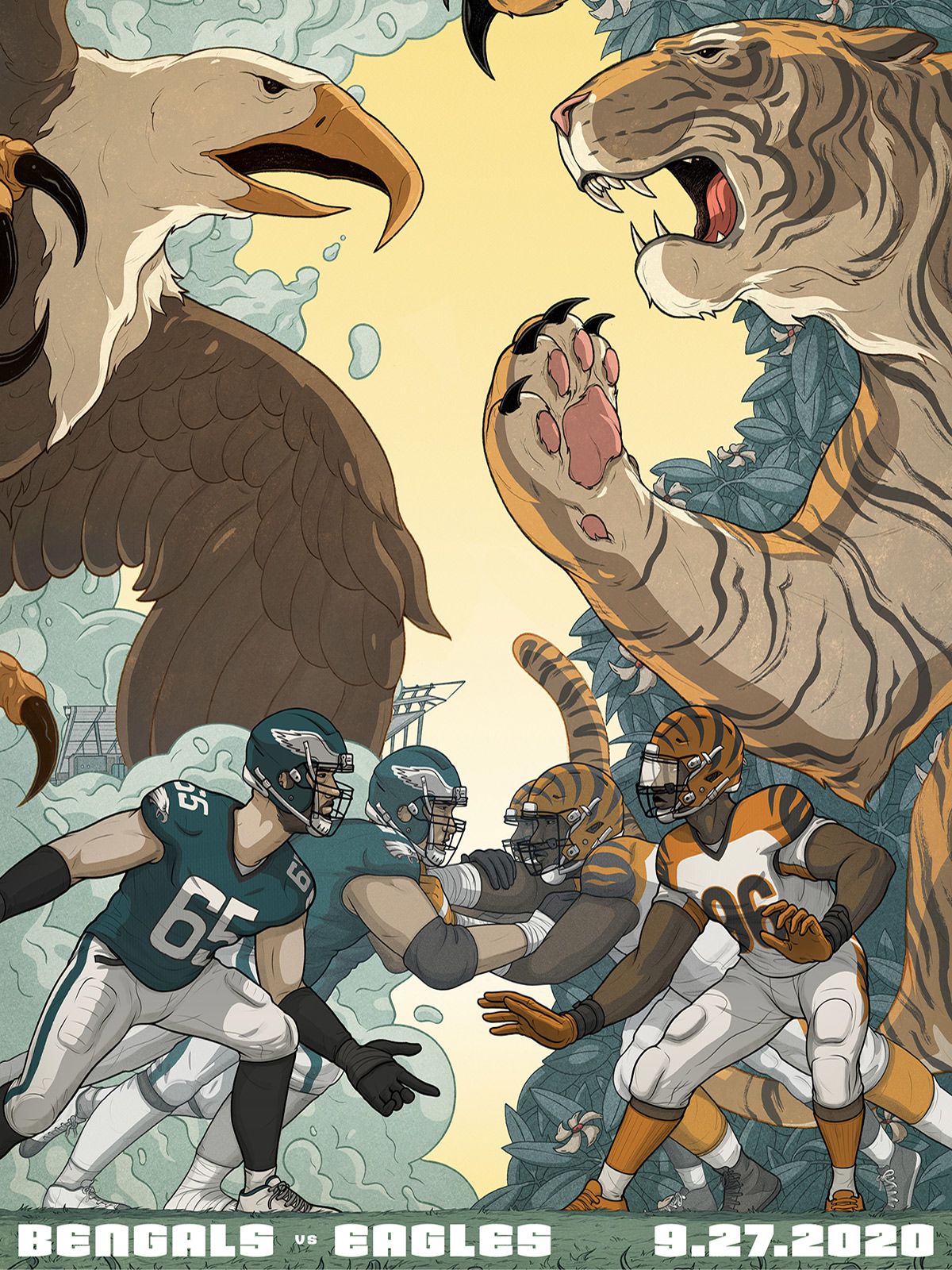 Philadelphia Eagles Gameday Poster Series 2021