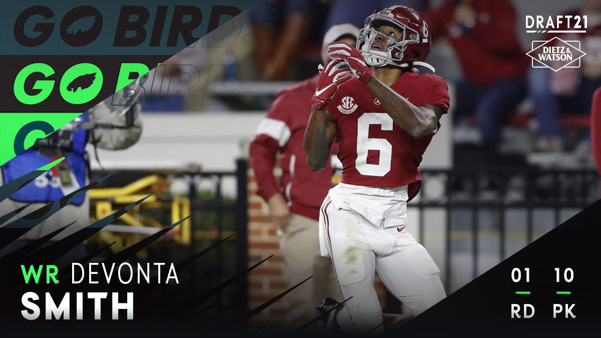 Eagles draft WR DeVonta Smith