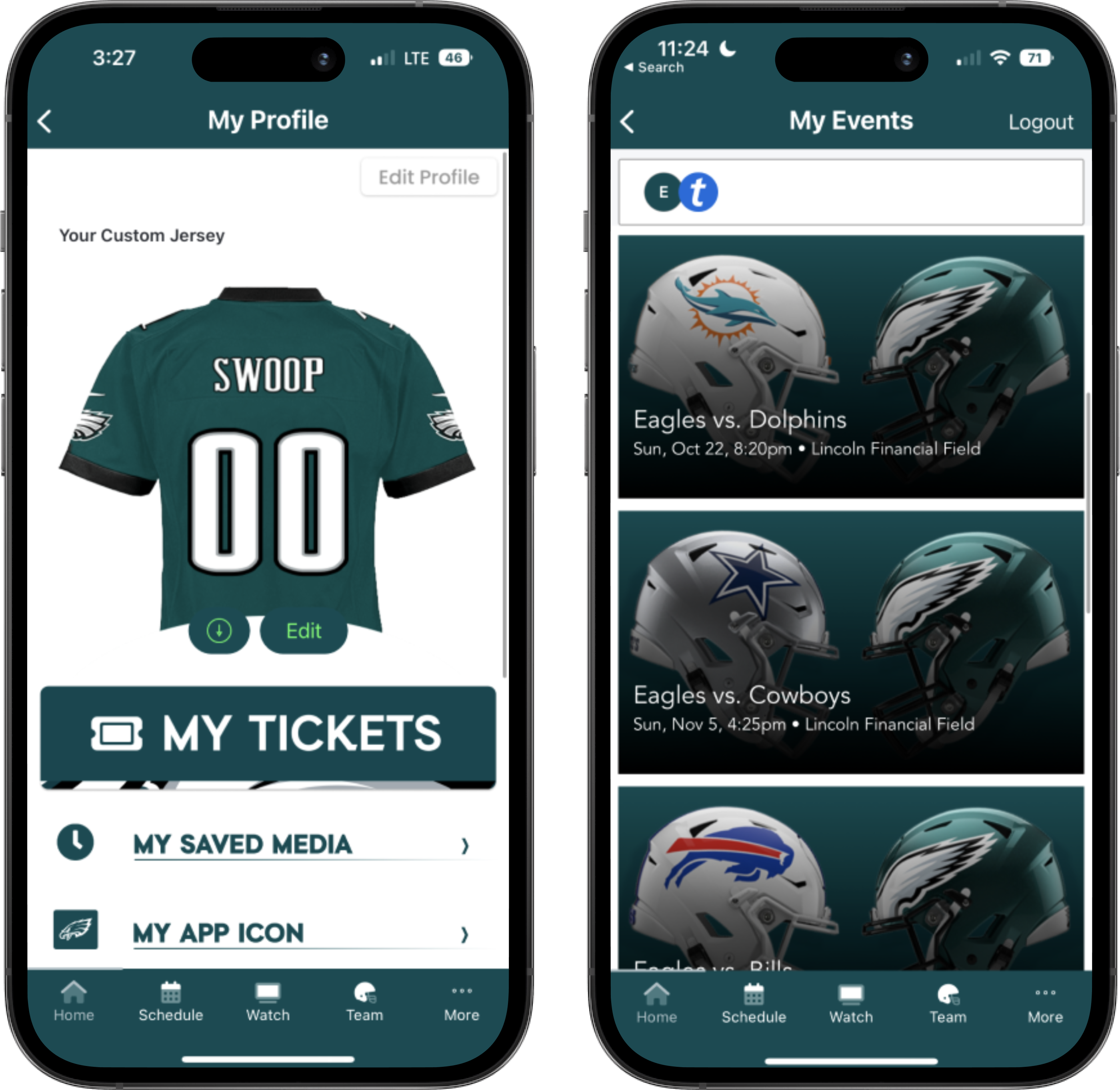 philadelphia eagles apps