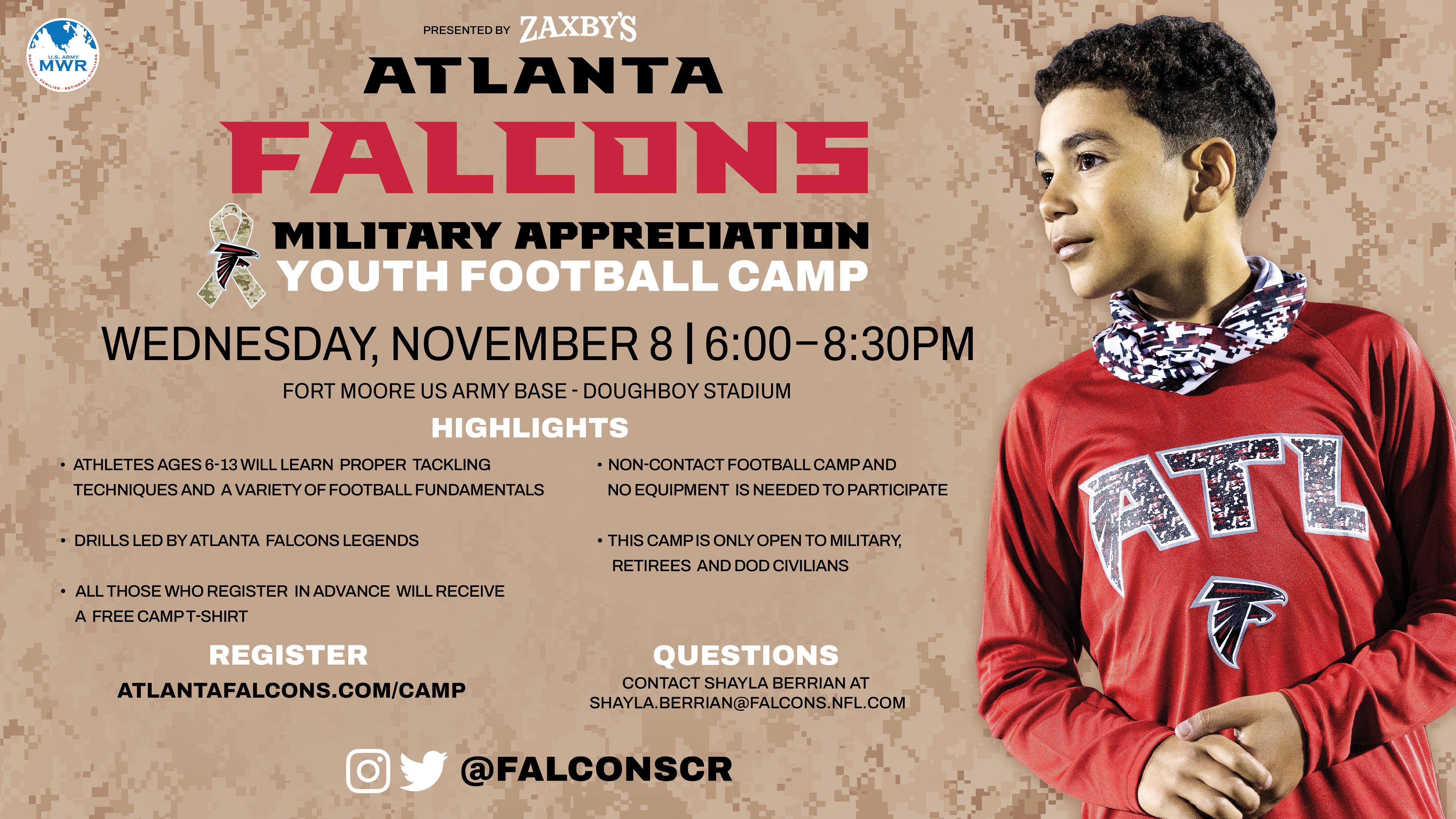 Youth Football Camps Atlanta Falcons