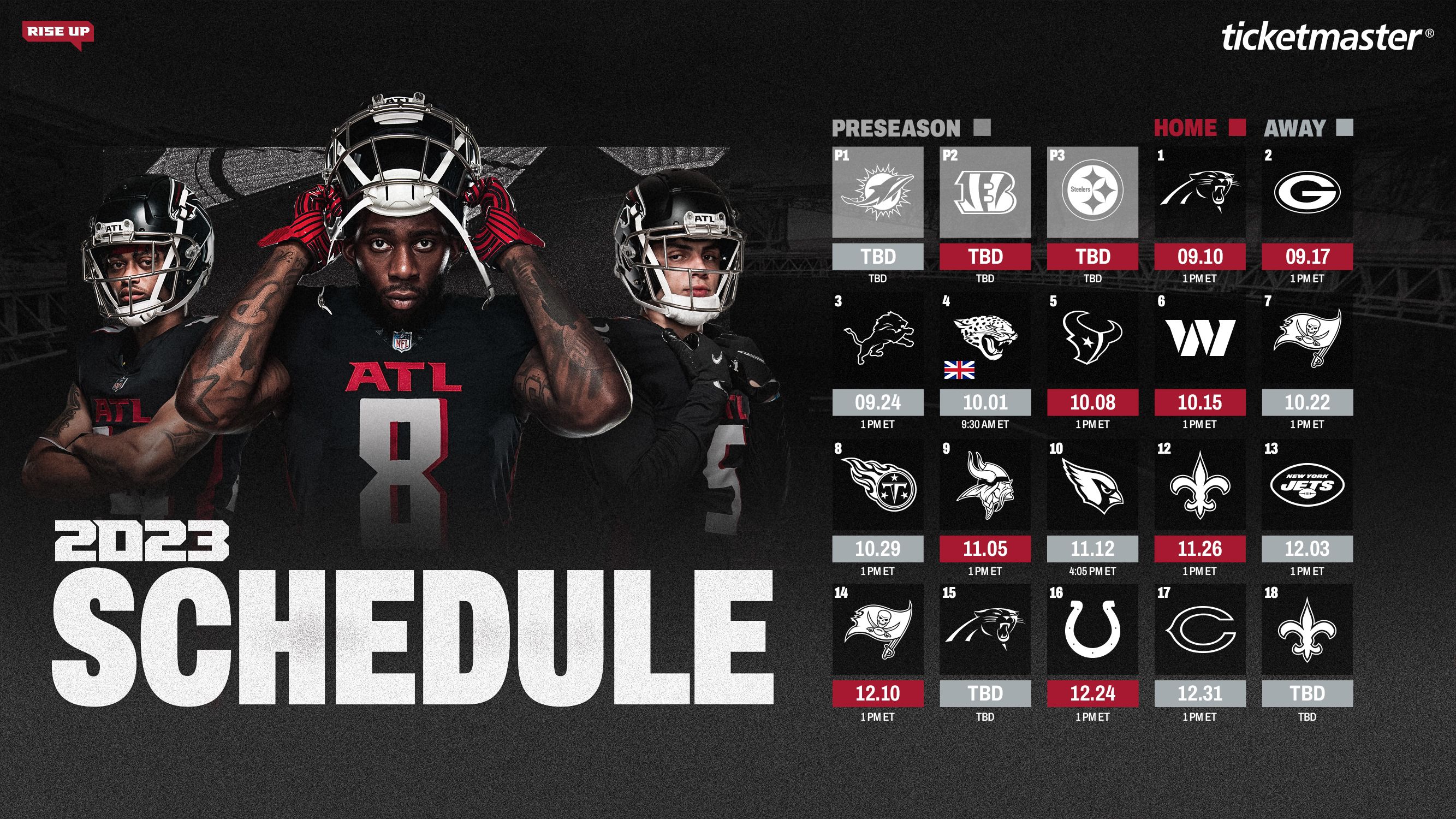 Atlanta Falcons Schedule 2023: Dates, Times, TV Schedule, and More