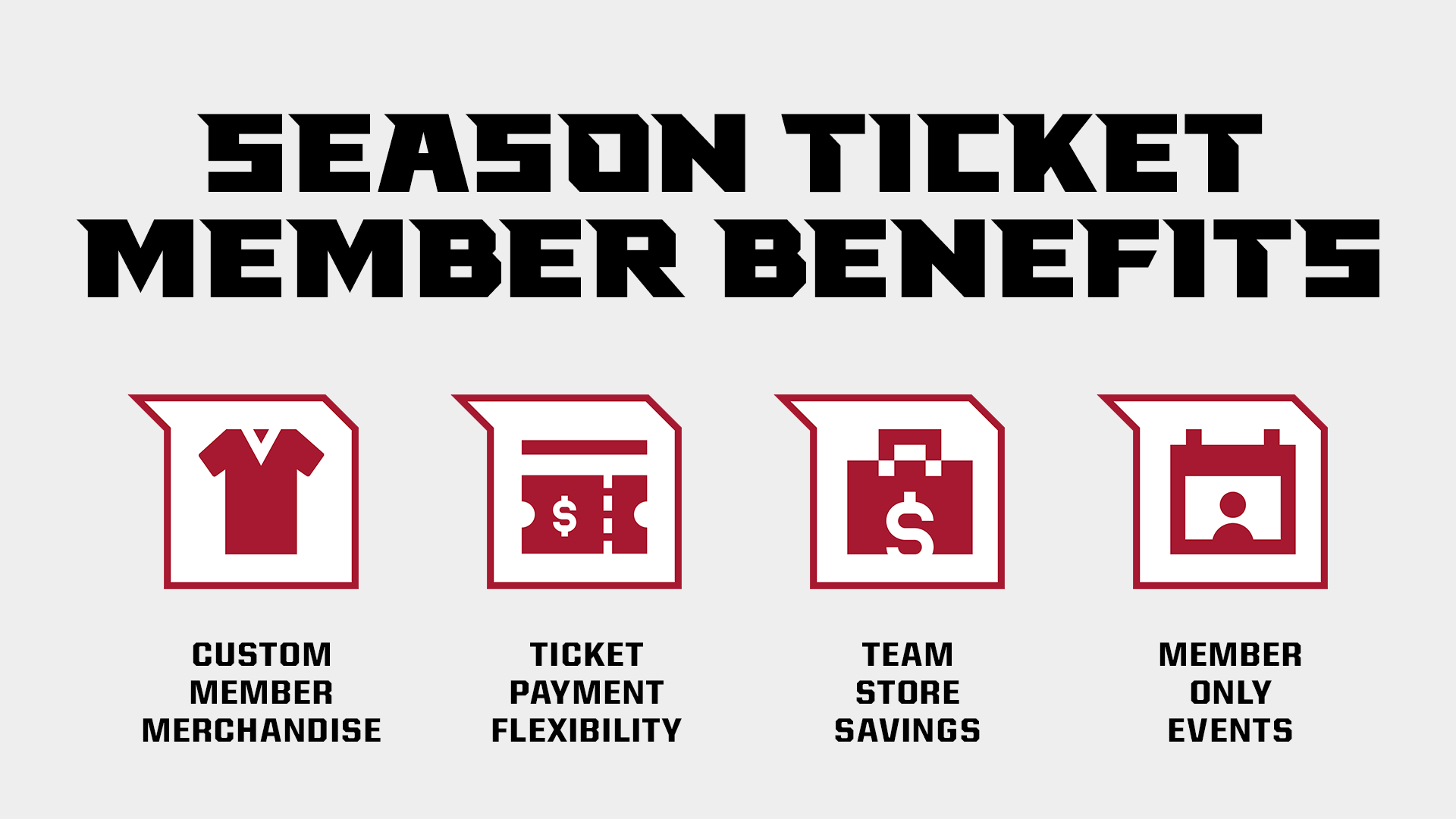 The Best Season Ticket Member Benefits are Back