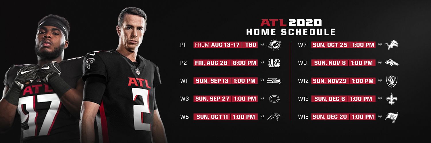 2025 Falcons Schedule