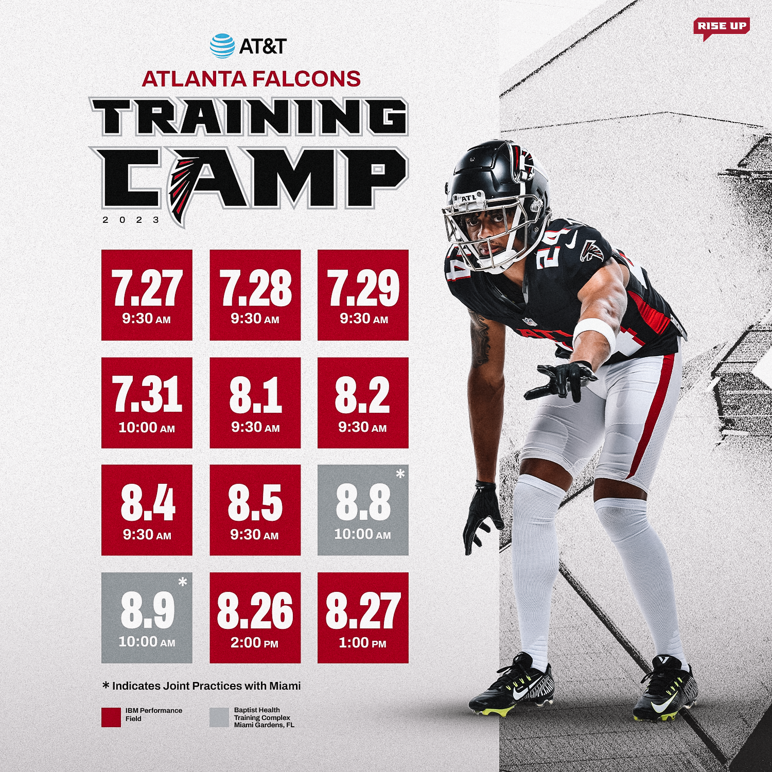 The Atlanta Falcons season starts now, AT&T Training Camp